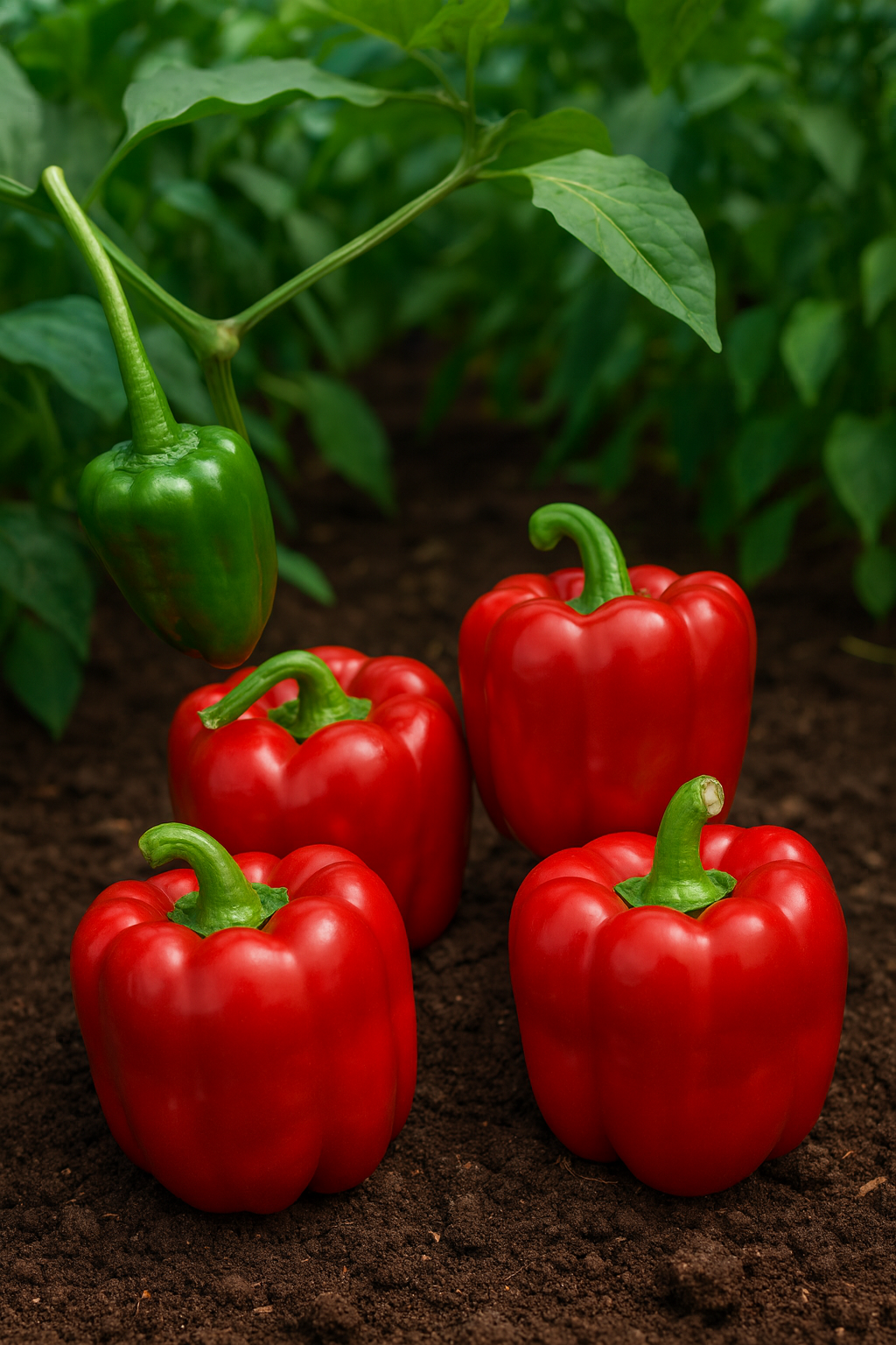 Red Beauty F1 Hybrid Pepper for Polyhouse